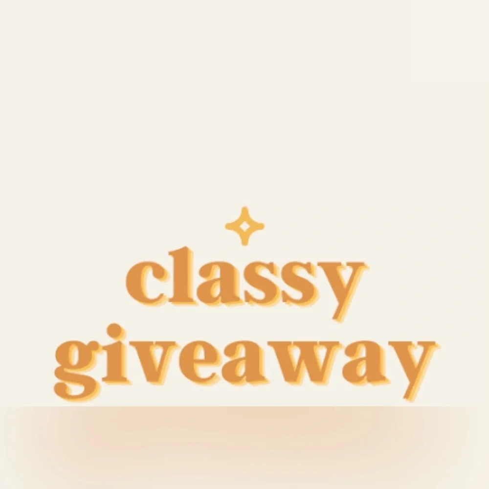 Classy Giveaway - Picture 1 of 1
